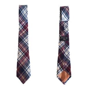 GILDED AGE Men's Plaid Neck Tie 100% Cotton